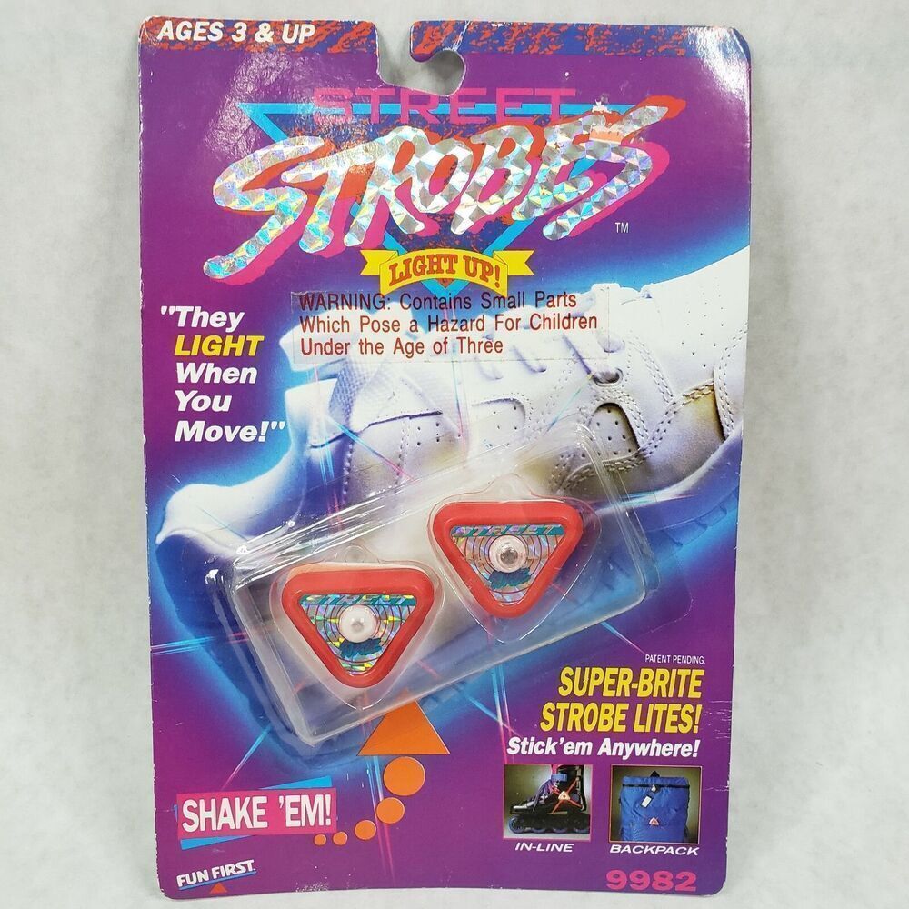 Vintage 1993 Street Strobes Ups! Stick them anywhere!